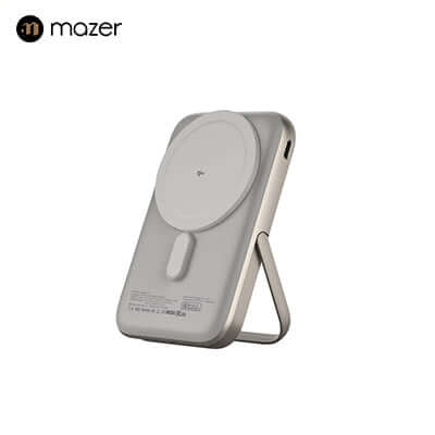 Mazer MagAir17 10,000mAh Magnetic Wireless Power Bank Qi2 Certified 15W by Corporate Gift Store Singapore