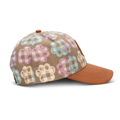 Falcon Custom Cap with Full Colour Patch showcasing colorful patterns on the side from a stylish angle.