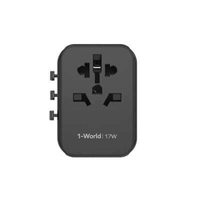 Momax 1-World 4-Port Travel Charger 17W