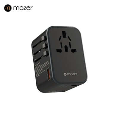 Mazer Infinite Travel 65W Gan Universal Travel Charger by Corporate Gift Store Singapore