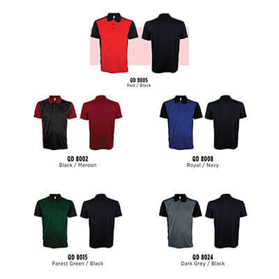 Unisex Microfiber Mini Eyelet Polo Shirt by Corporate Gift Store Singapore