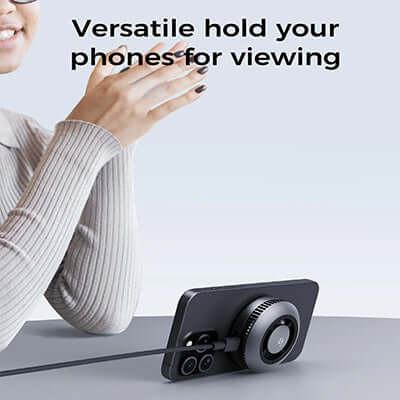 Aukey LC-G10 Qi2 Magnetic Fast Wireless Charging Active Cooling with Magnetic Ring Corporate Gifts Singapore