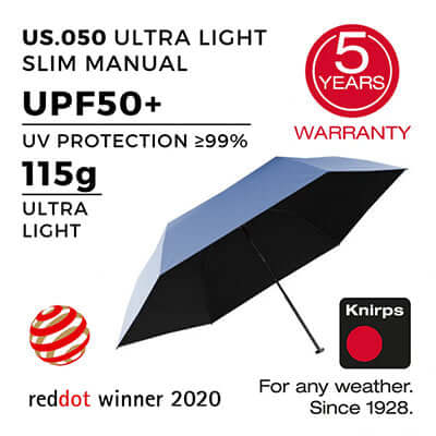 Knirps US.050 Ultraslim Manual Umbrella (UV Protection) by Corporate Gift Store Singapore