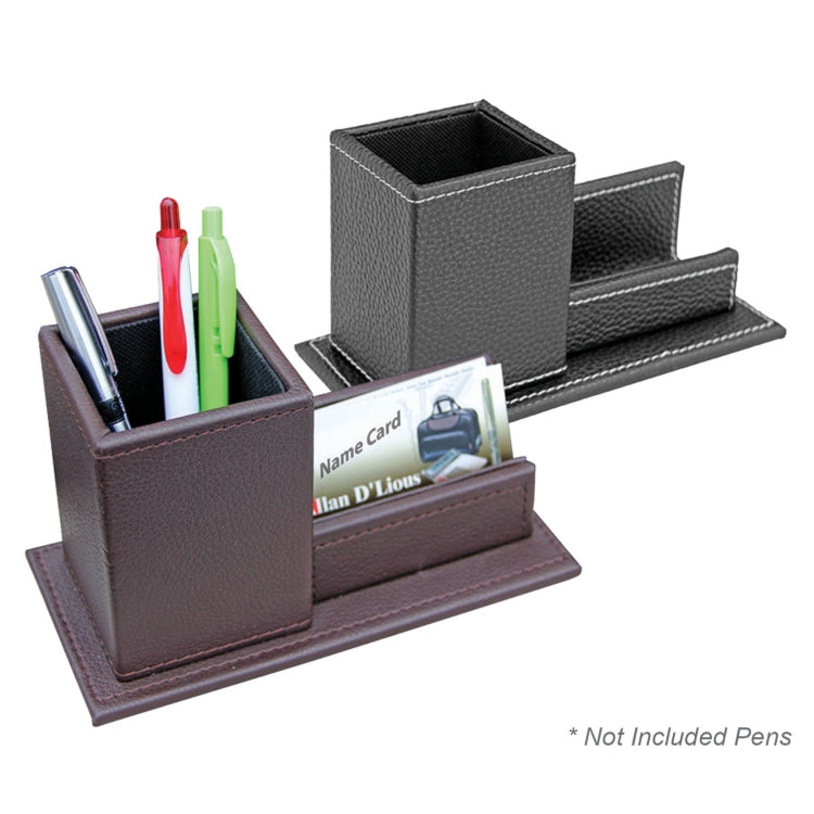 PU Pen Holder with Name Card Holder by Corporate Gift Store Singapore