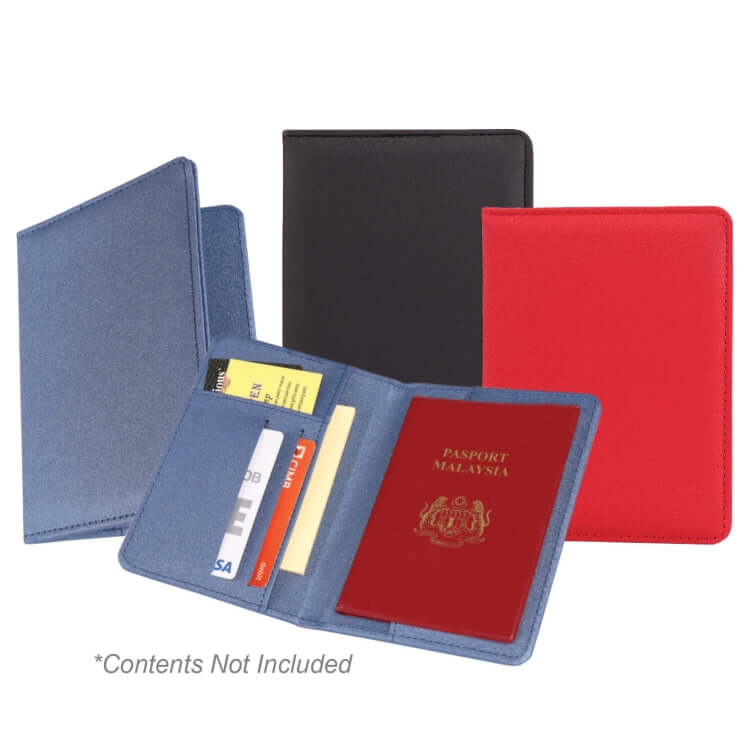 PU Passport Holder with Card Slot by Corporate Gift Store Singapore