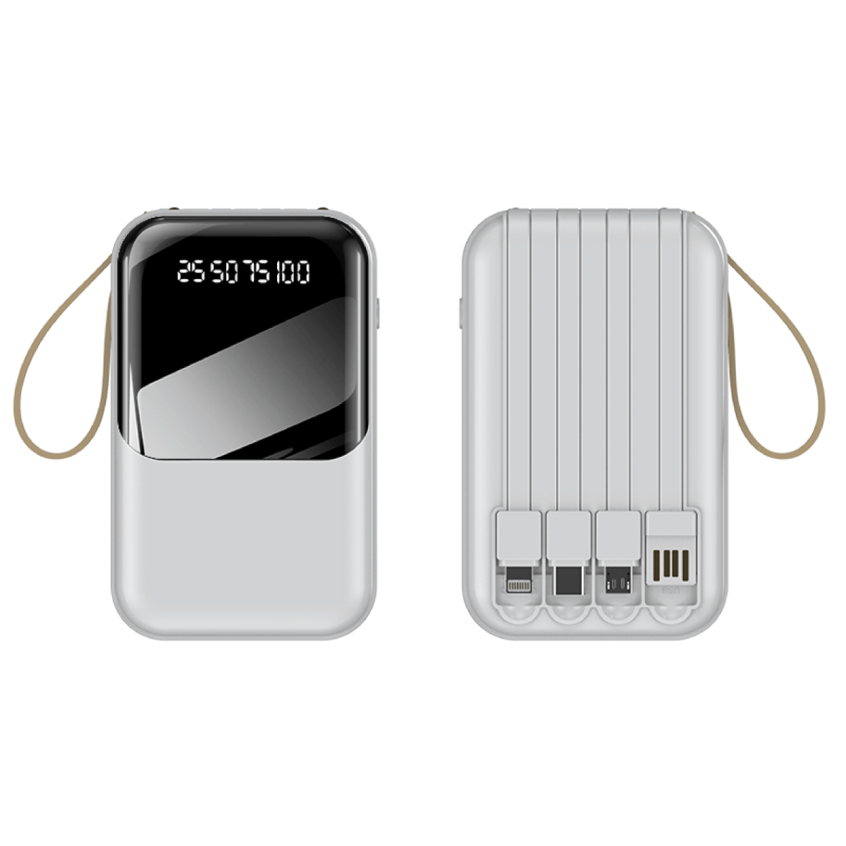 10000mAh Powerbank with 4 Detachable Cable by Corporate Gift Store Singapore