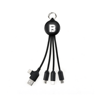 3 in 2 Fast Charging Cable (Round) by Corporate Gift Store Singapore