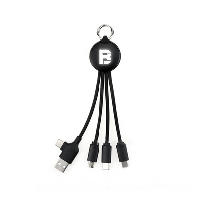 3 in 2 Fast Charging Cable (Round) by Corporate Gift Store Singapore