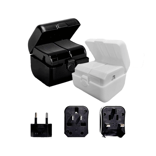 World Travel Adaptor with Plastic Case by Corporate Gift Store Singapore