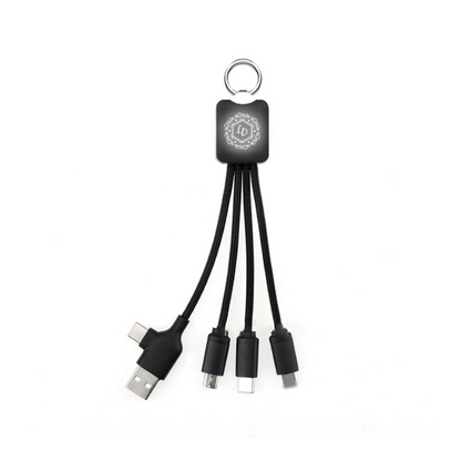 3 in 2 Fast Charging Cable (Rectangular) by Corporate Gift Store Singapore