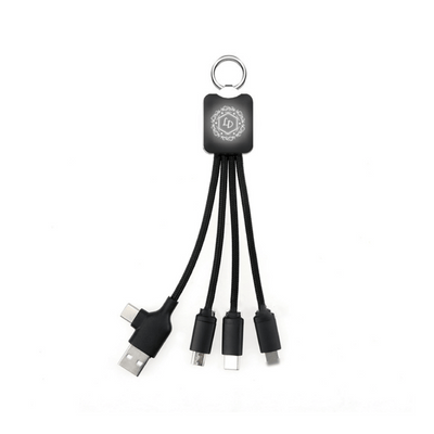 3 in 2 Fast Charging Cable (Rectangular) by Corporate Gift Store Singapore