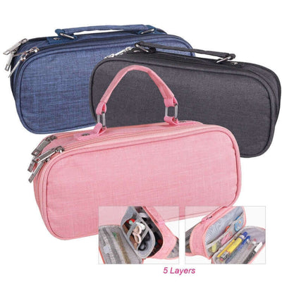 Pencil Pouch with 5 Layers by Corporate Gift Store Singapore