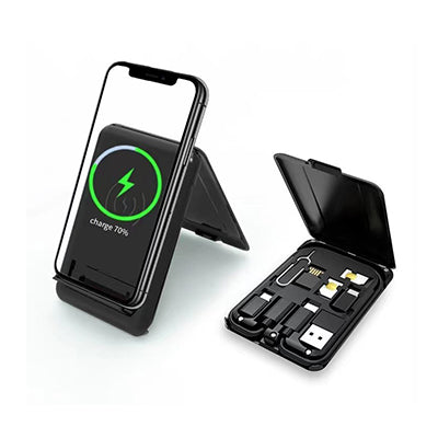 Multifuctional Cables Storage Box with Wireless Charging by Corporate Gift Store Singapore
