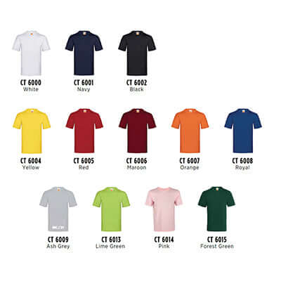 Superior Cotton Short Sleeve T-Shirt by Corporate Gift Store Singapore