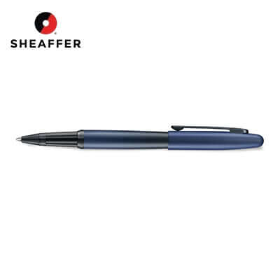 Sheaffer Matte Blue Rollerball Pen with Matte Black Trims Corporate Gifts Singapore