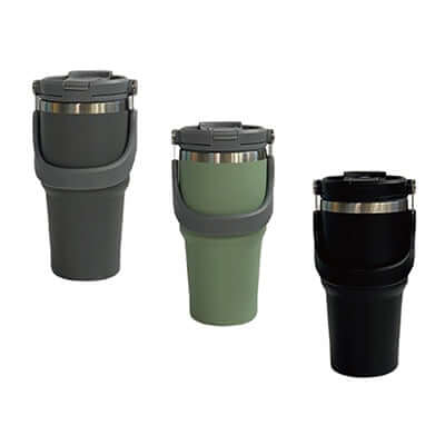 600ml Stainless Steel Tumbler with Handle by Corporate Gift Store Singapore