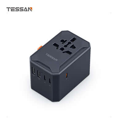 TESSAN 65W Travel Adapter with 2 USB A & 3 C Ports by Corporate Gift Store Singapore