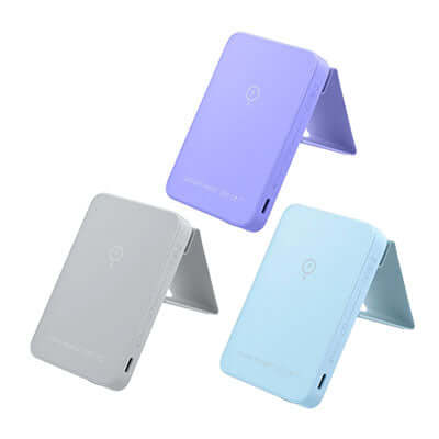 Momax Q.Mag Power 9 Magnetic Wireless Power Bank with Stand 5000mAh by Corporate Gift Store Singapore