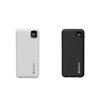 Verbatim 10000mAh PD 3.0 & QC 3.0 Power Pack with Embedded Cables by Corporate Gift Store Singapore
