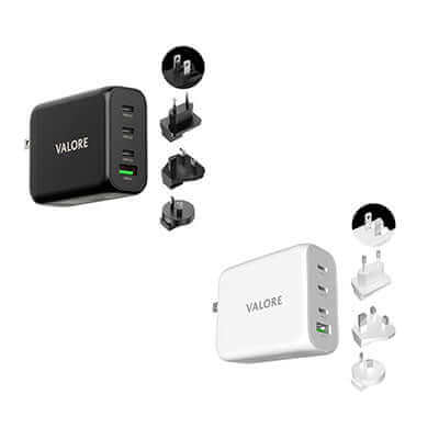 Valore PD 100W GaN Wall Charger (AC-PD100GaN) by Corporate Gift Store Singapore