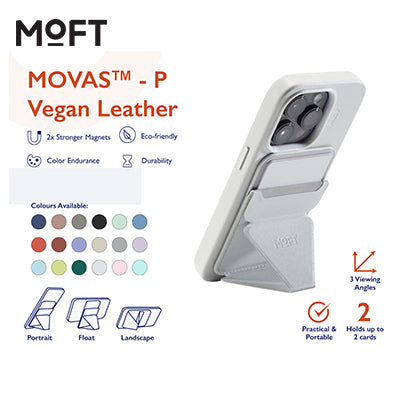 MOFT Snap-On Phone Stand & Wallet MOVAS™(Magnetic Charging Compatible)