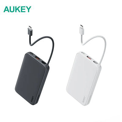 Aukey PB-Y53 Spark Sling 10000mAh Lite Slim PB Built-in USB-C Cable