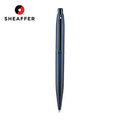 Sheaffer Matte Blue Ballpoint Pen with Matte Black Trims by Corporate Gift Store Singapore