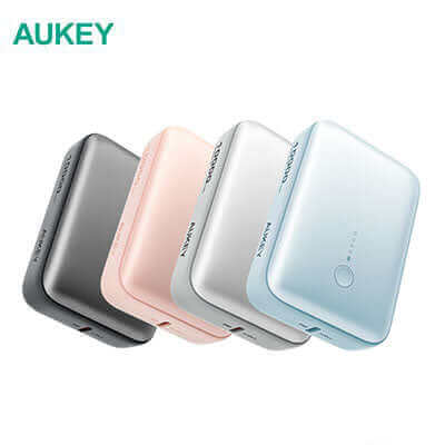 Aukey PB-Y55 Spark Mini 10000mAh Compact Fast Charging Power Bank with 20W PD by Corporate Gift Store Singapore
