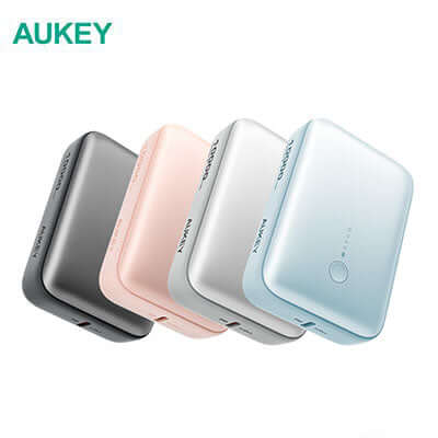 Aukey PB-Y55 Spark Mini 10000mAh Compact Fast Charging Power Bank with 20W PD