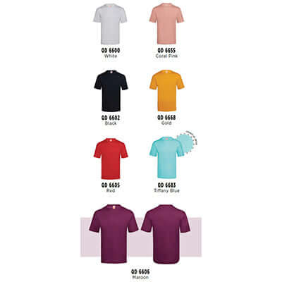 Unisex Polyester Check Jacquard Antibacterial T-Shirt by Corporate Gift Store Singapore