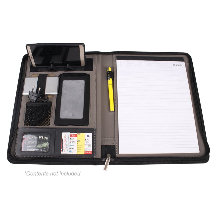 Zipper PU Seminar Folder by Corporate Gift Store Singapore