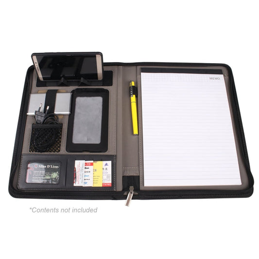 Zipper PU Seminar Folder by Corporate Gift Store Singapore