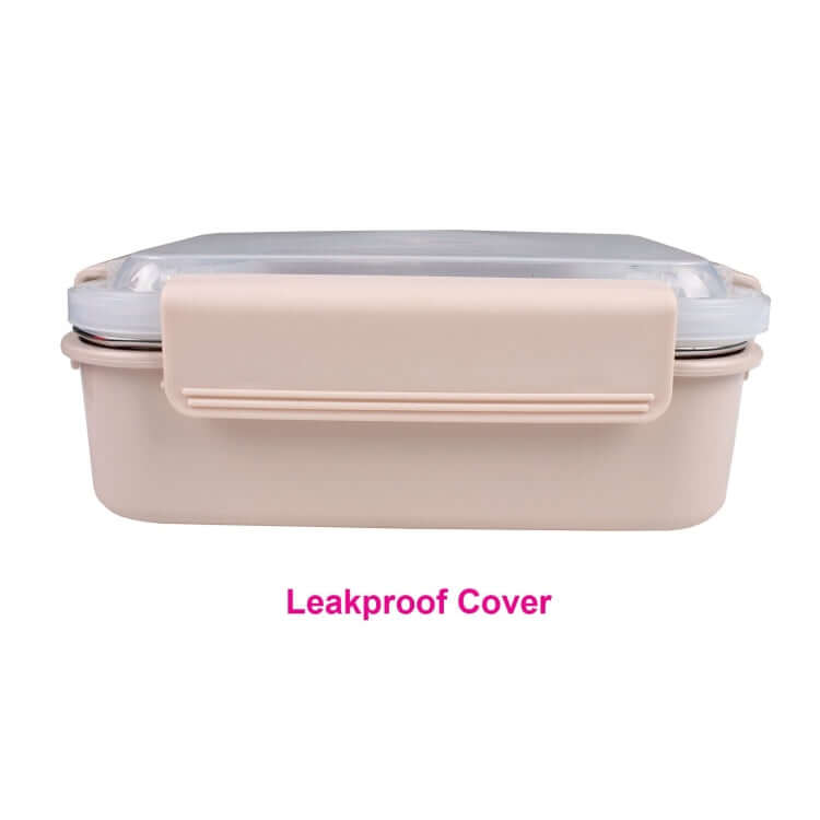 Stainless Steel Lunch Box with PP Layer by Corporate Gift Store Singapore
