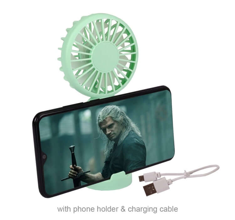 Portable 2 in 1 Rechargeable Fan by Corporate Gift Store Singapore