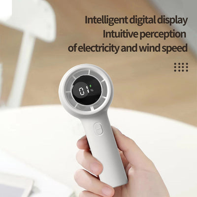 Handheld Turbo Fan with Digital Display