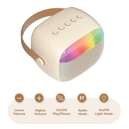 Portable Karaoke Bluetooth Speaker with Microphone by Corporate Gift Store Singapore