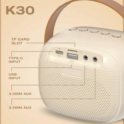 Portable Karaoke Bluetooth Speaker with Microphone by Corporate Gift Store Singapore