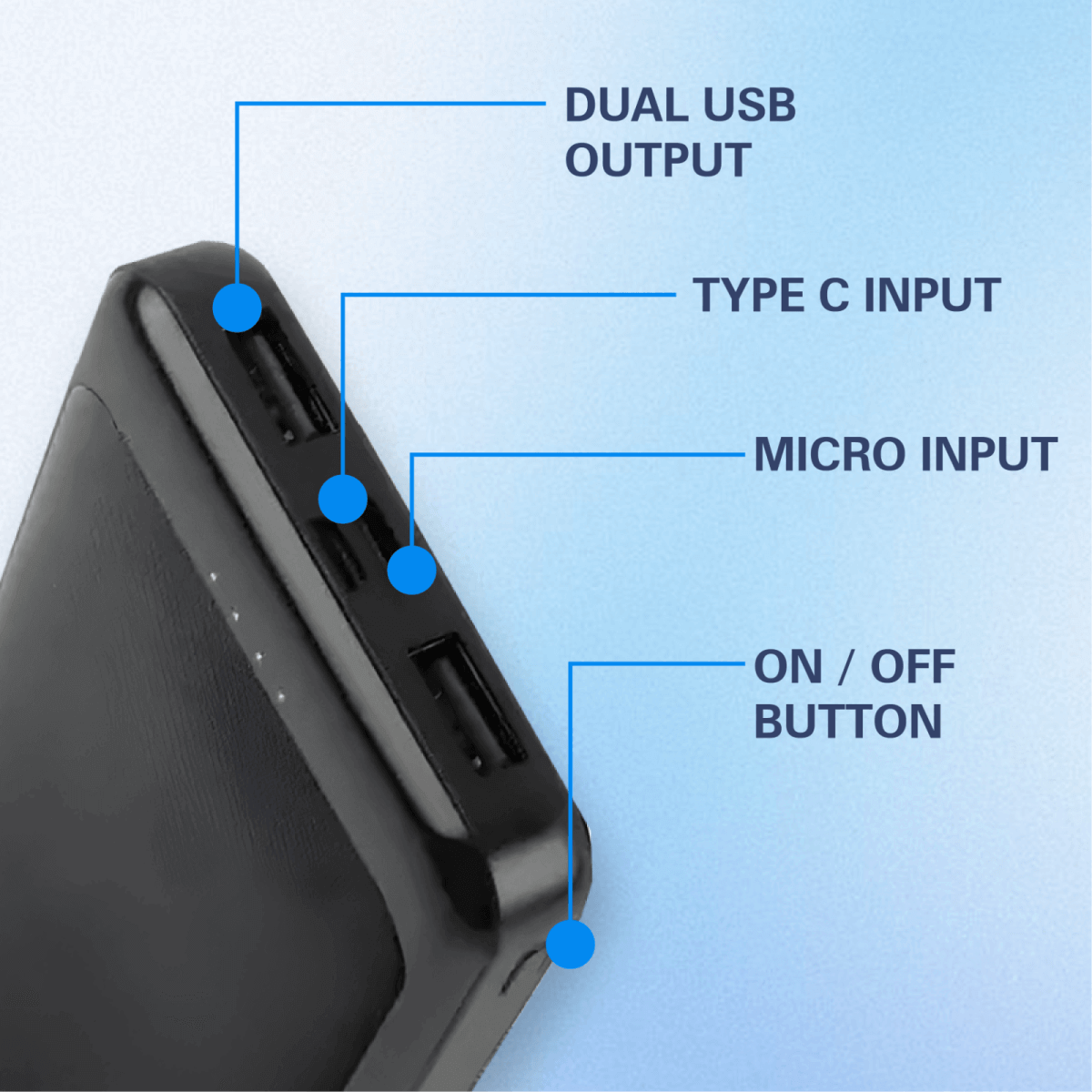Mini 5000mAh Powerbank with Fast Charging by Corporate Gift Store Singapore