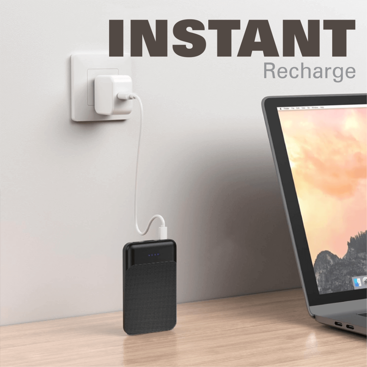 Mini 5000mAh Powerbank with Fast Charging by Corporate Gift Store Singapore