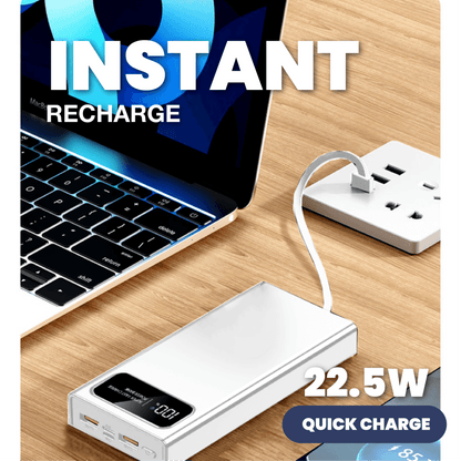 10000mAh PD22.5W Supwer Quick Charge Powerbank with Built-in Cables by Corporate Gift Store Singapore
