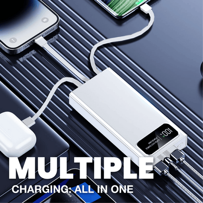 10000mAh PD22.5W Supwer Quick Charge Powerbank with Built-in Cables by Corporate Gift Store Singapore