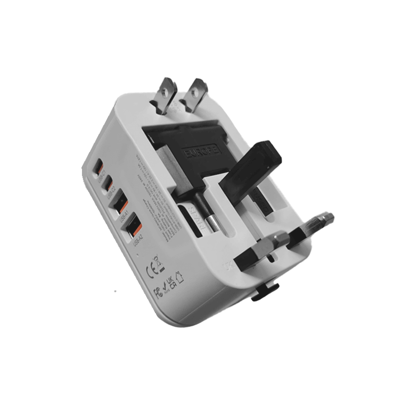 World Travel Adaptor With PD20W Quick Charge by Corporate Gift Store Singapore