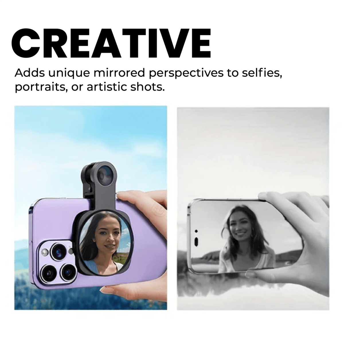 Selfie Rear Mirror Clip by Corporate Gift Store Singapore