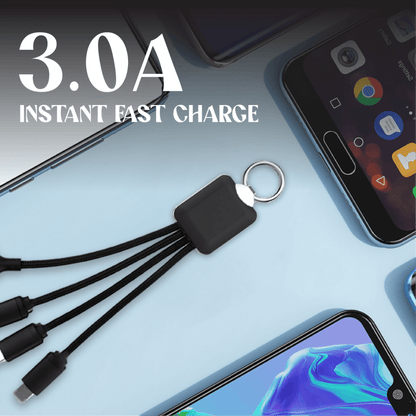 3 in 2 Fast Charging Cable (Rectangular) by Corporate Gift Store Singapore