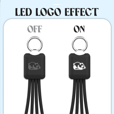 3 in 2 Fast Charging Cable (Rectangular) by Corporate Gift Store Singapore
