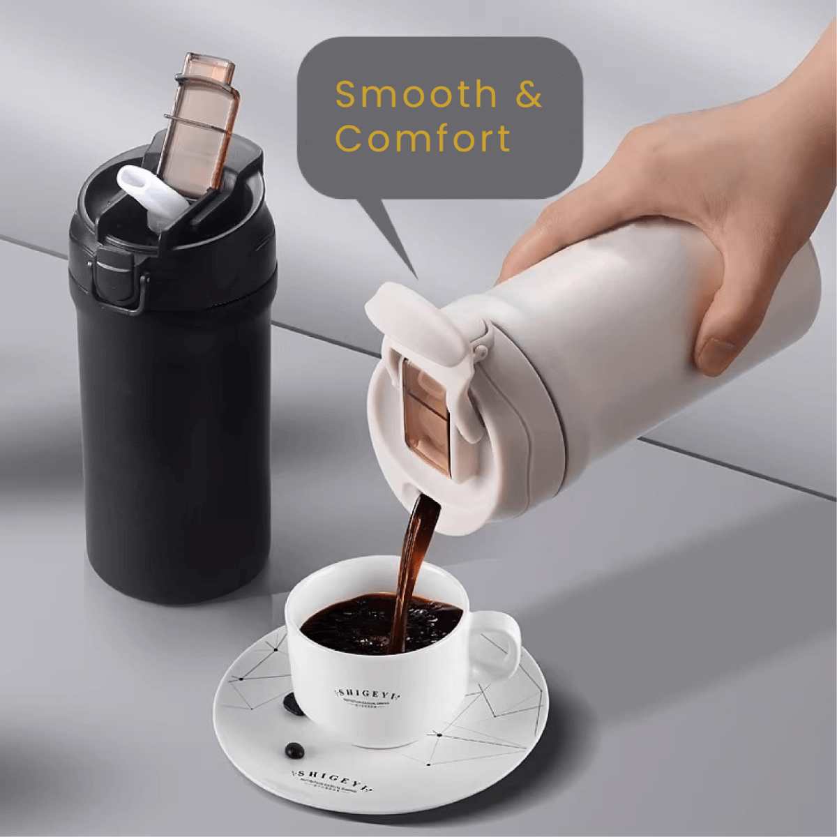Rigid 600ml Vacuum Flask by Corporate Gift Store Singapore