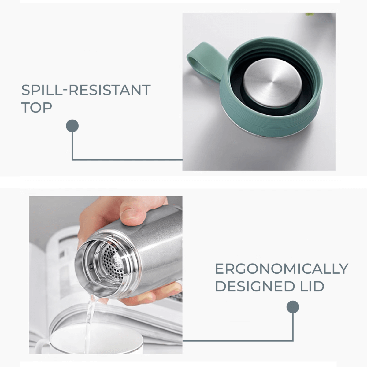 Stylo 360ml Stainless Steel Vacuum Flask by Corporate Gift Store Singapore