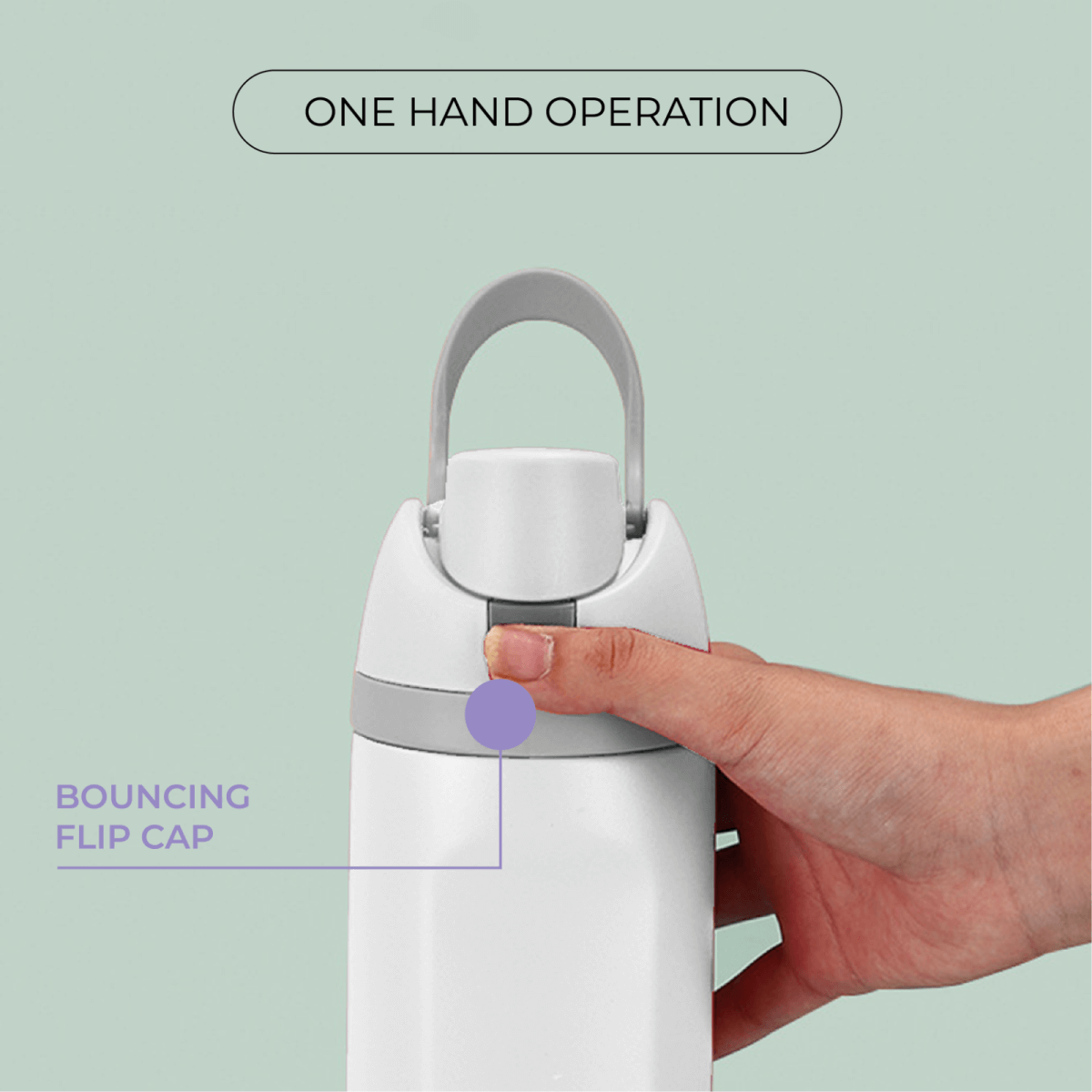 Ola 700ml Stainless Steel Vacuum Bottle by Corporate Gift Store Singapore
