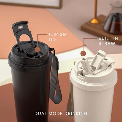 Kopi 500ml Stainless Steel Hot & Cold Vacuum Tumbler by Corporate Gift Store Singapore