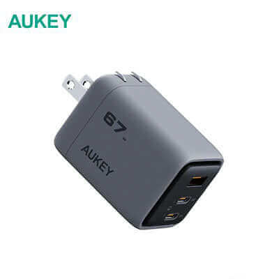 Aukey PA-C3 Comet Mix 3 67W PD Wall Charger with GaN Technology by Corporate Gift Store Singapore